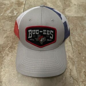 Buc-ee’s Texas Trucker Hat – Red, White & Blue Mesh Back (NEW)